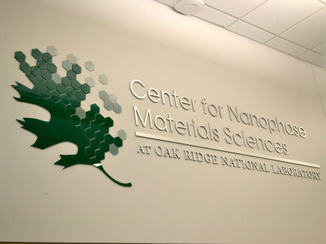 Center for Nanophase Materials Sciences Signage